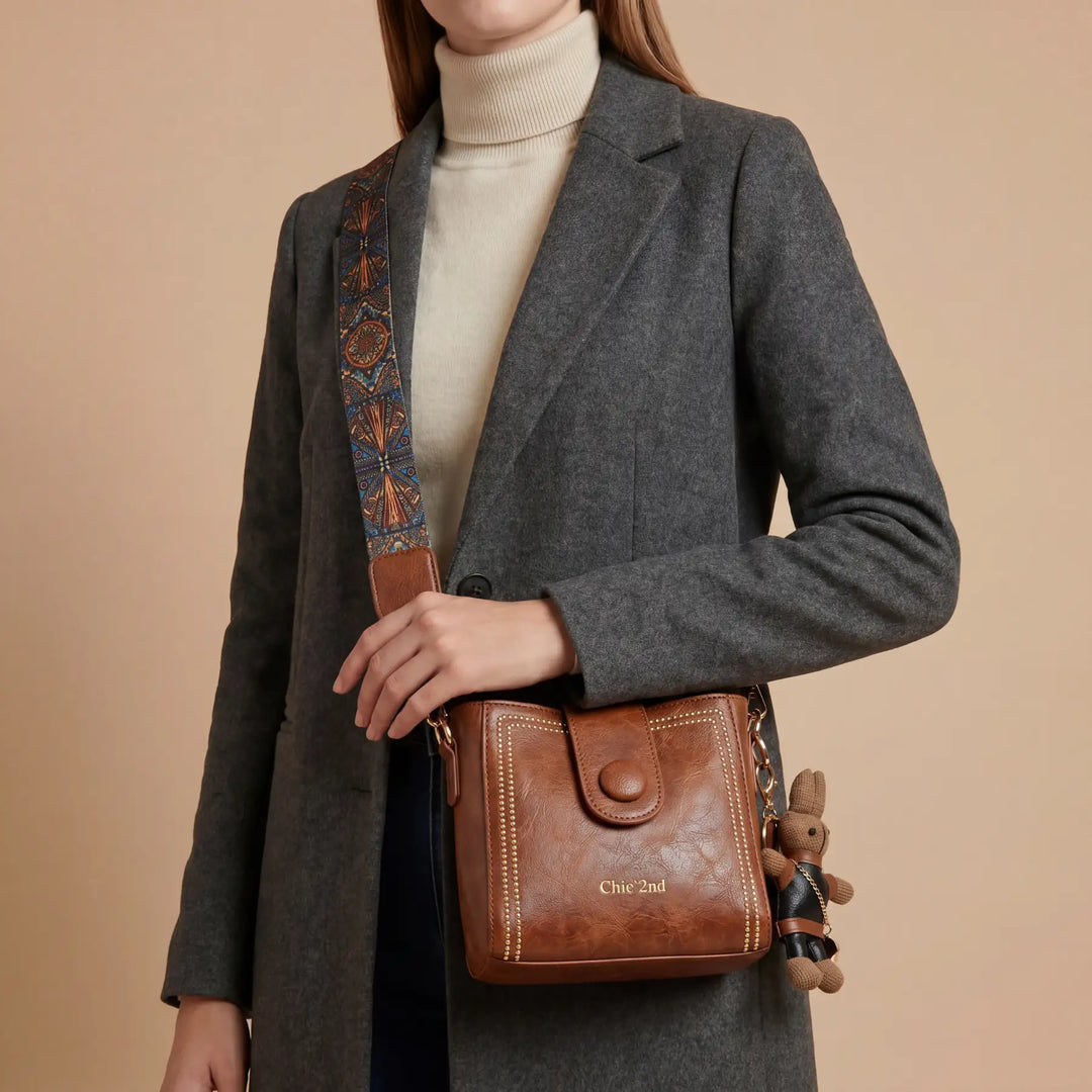 Bolso tipo Satchel + Muñeco Valen de regalo