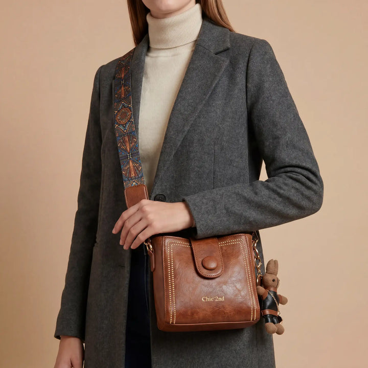 Bolso tipo Satchel + Muñeco Valen de regalo