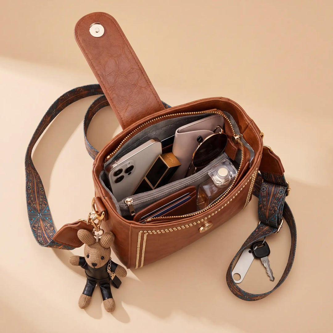 Bolso tipo Satchel + Muñeco Valen de regalo