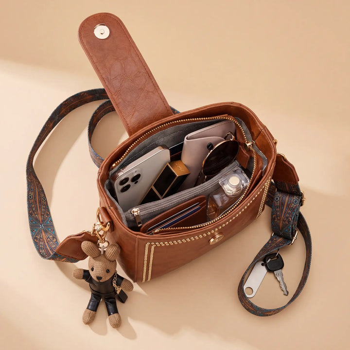 Bolso tipo Satchel + Muñeco Valen de regalo