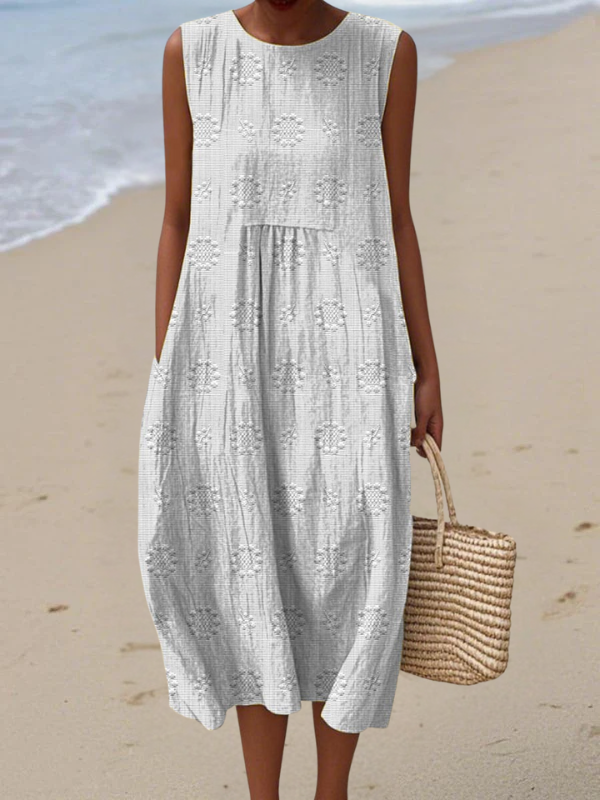 Tilda | Vestido midi bordado