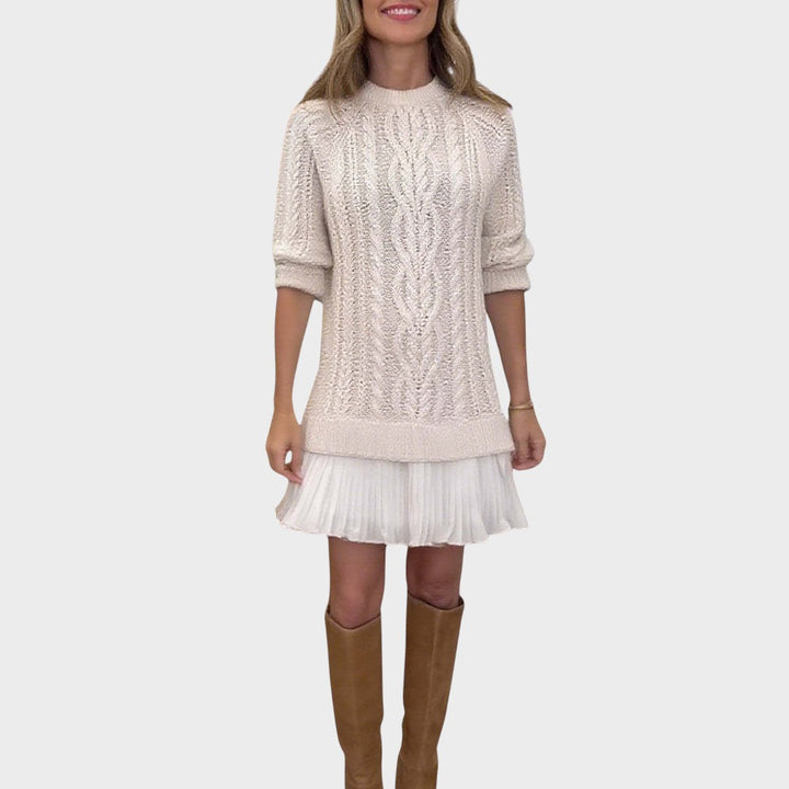 VALERIA™ | VESTIDO DE PUNTO EN TEJIDO