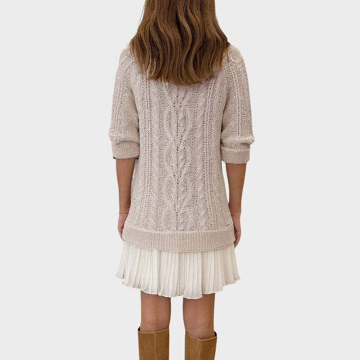 VALERIA™ | VESTIDO DE PUNTO EN TEJIDO