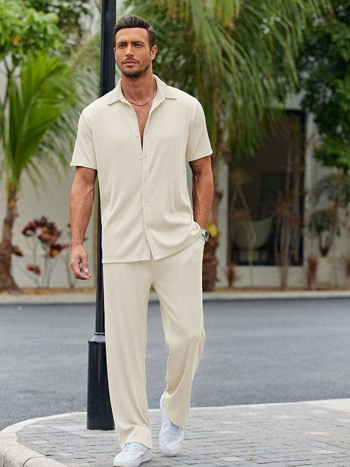Melilla | Conjunto de Camisa de Corte Suelto