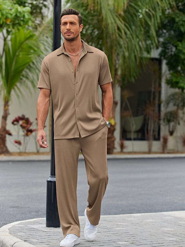 Melilla | Conjunto de Camisa de Corte Suelto