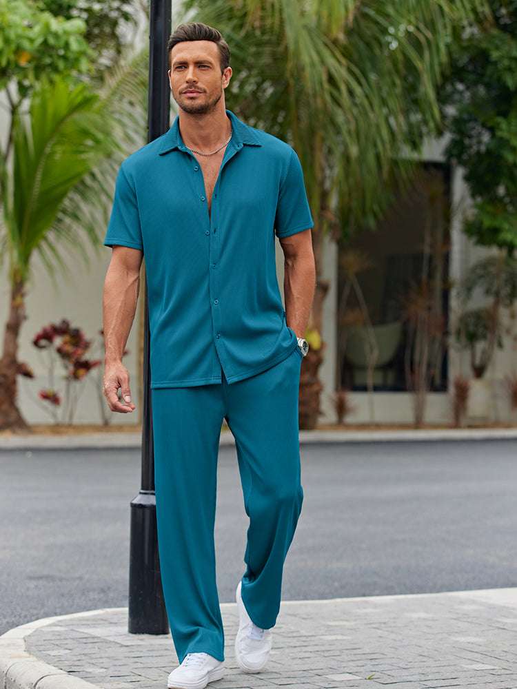 Melilla | Conjunto de Camisa de Corte Suelto