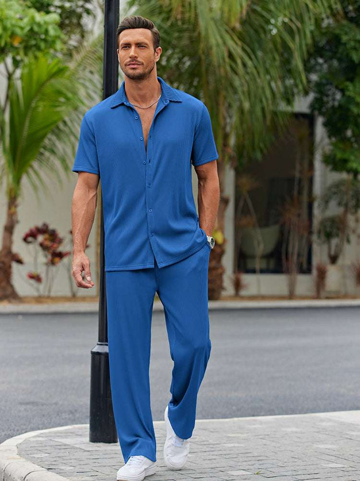 Melilla | Conjunto de Camisa de Corte Suelto