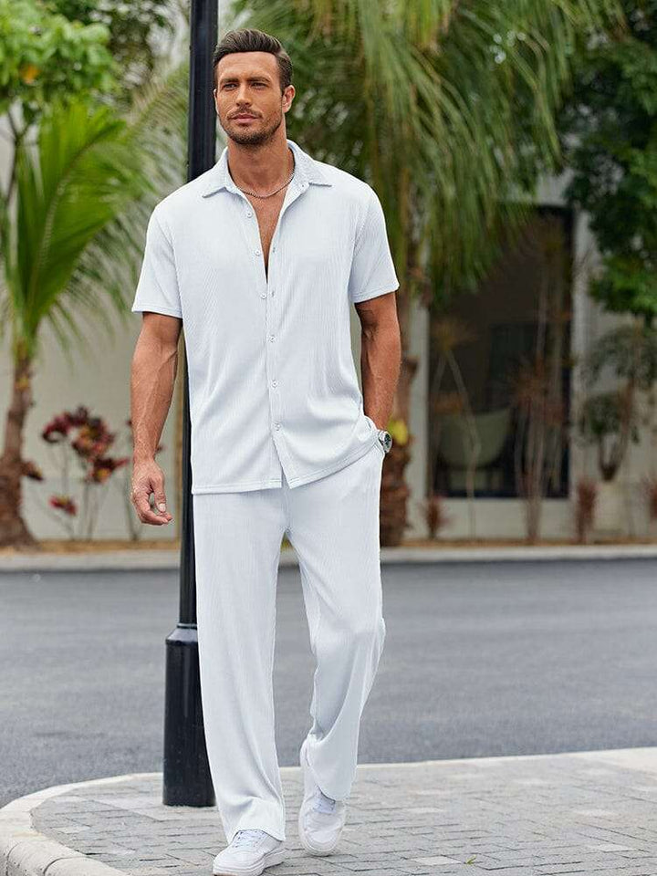 Melilla | Conjunto de Camisa de Corte Suelto