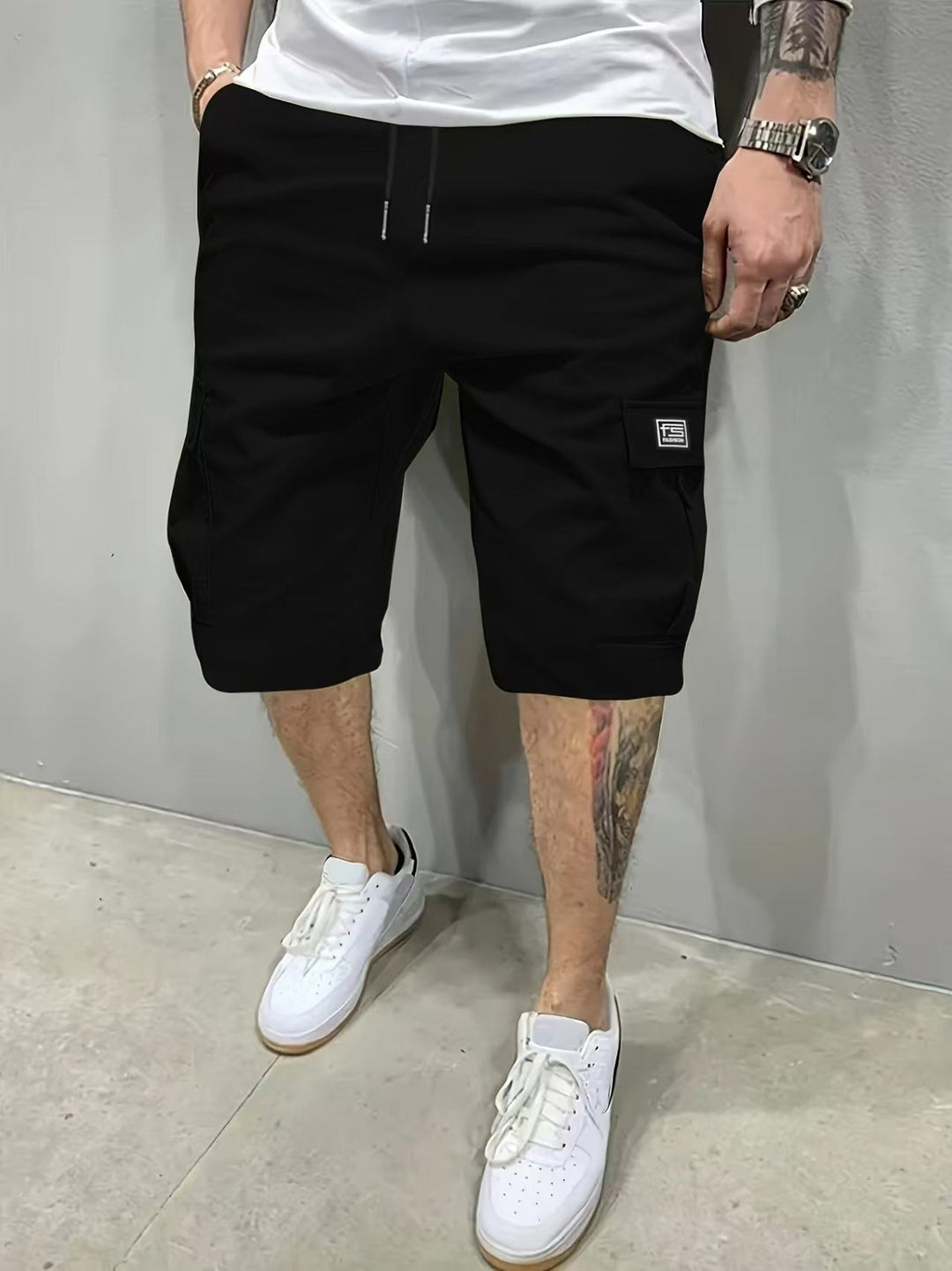 Pantalones Cargo Marino cortos