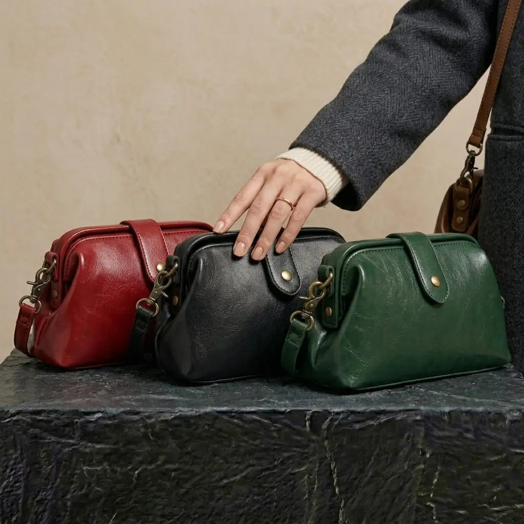 Bolso Valens Vintage - Rojo
