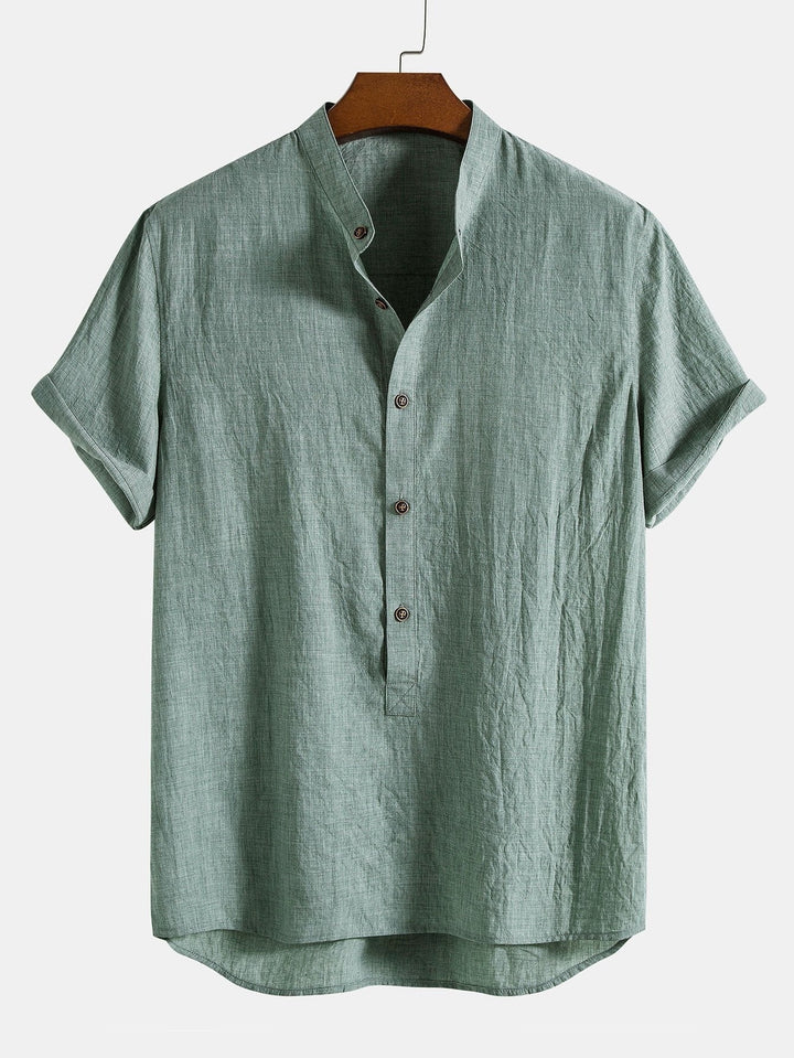 Desierto Set | Conjunto fluido de camisa y pantalón en mezcla premium de lino