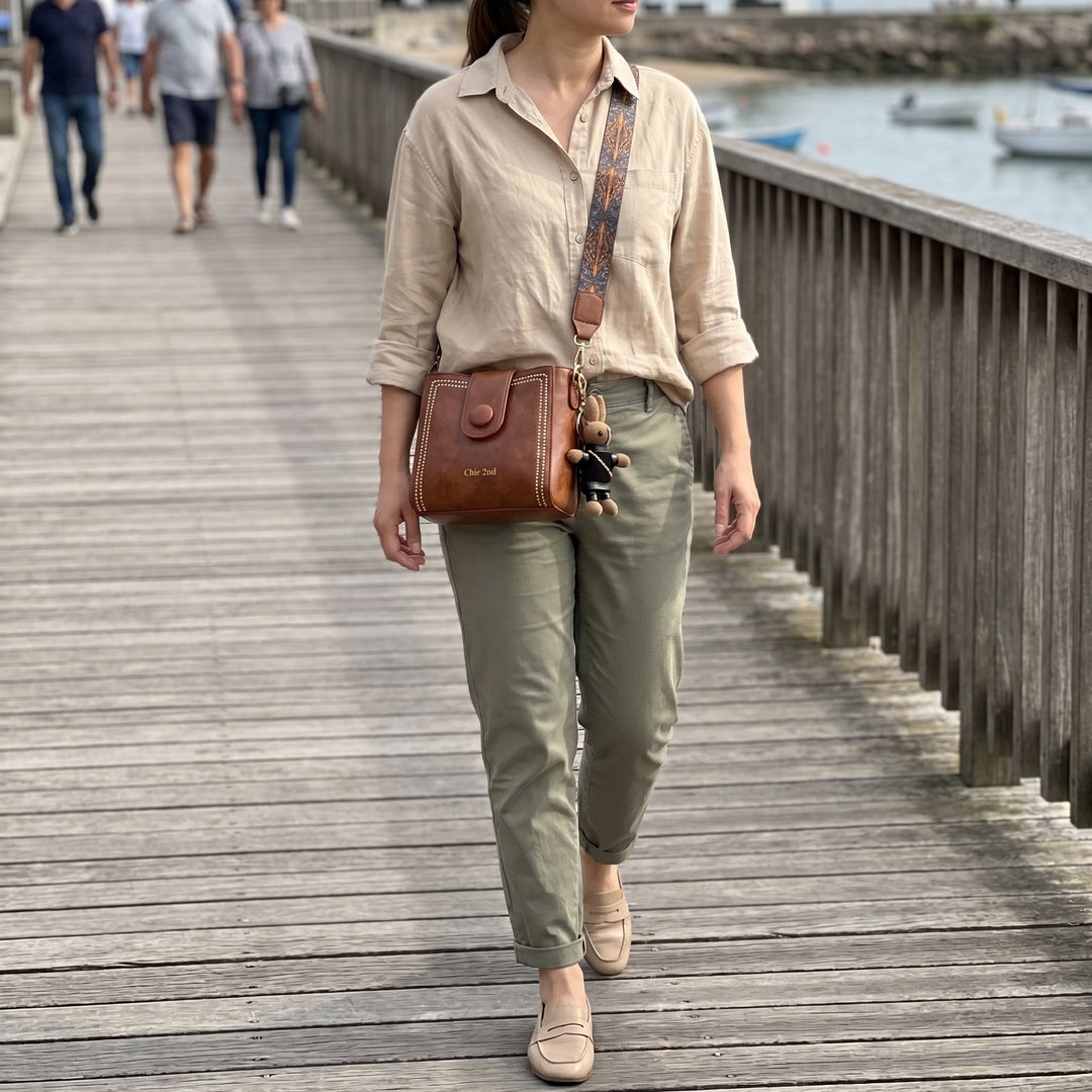 Bolso tipo Satchel + Muñeco Valen de regalo