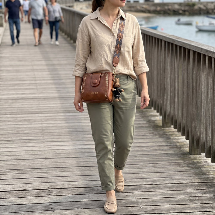 Bolso tipo Satchel + Muñeco Valen de regalo