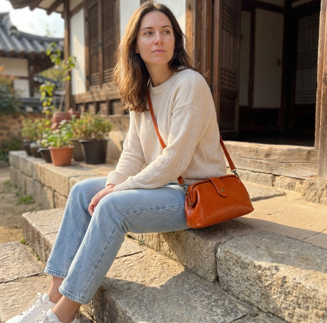 Bolso Valens Vintage - Naranja Teja
