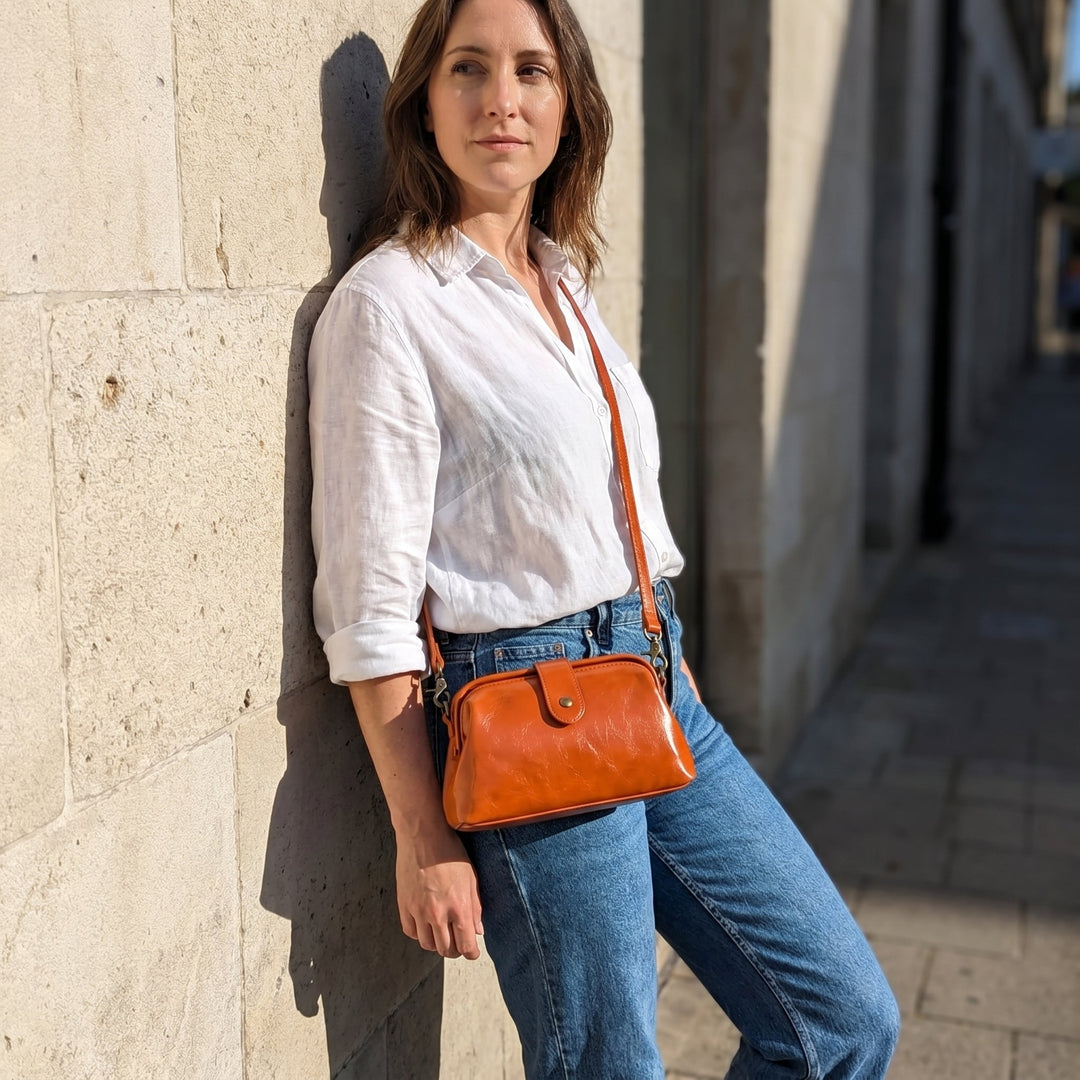 Bolso Valens Vintage - Naranja Teja