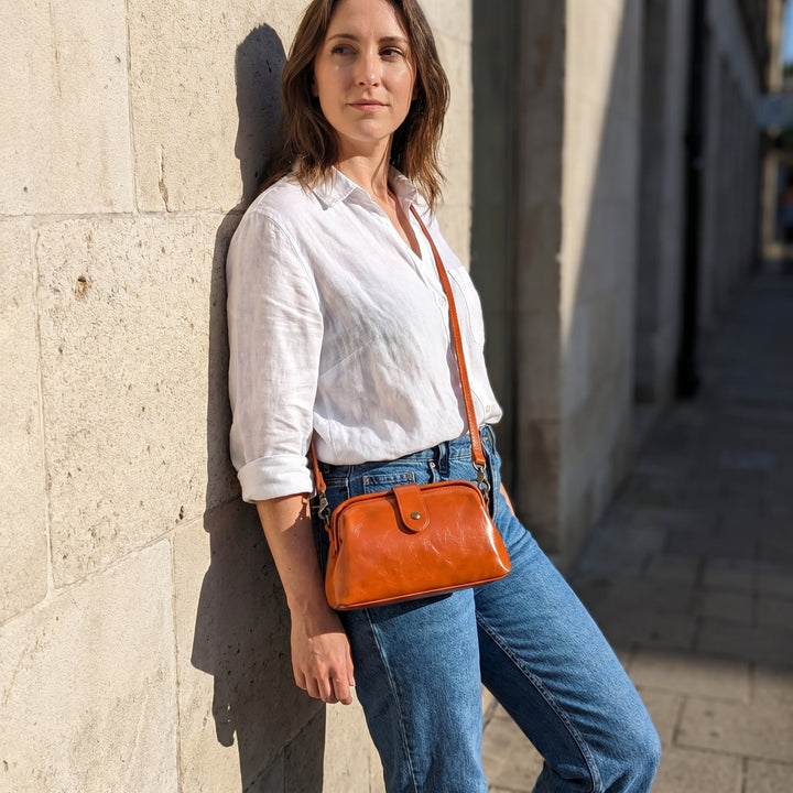 Bolso Valens Vintage - Naranja Teja