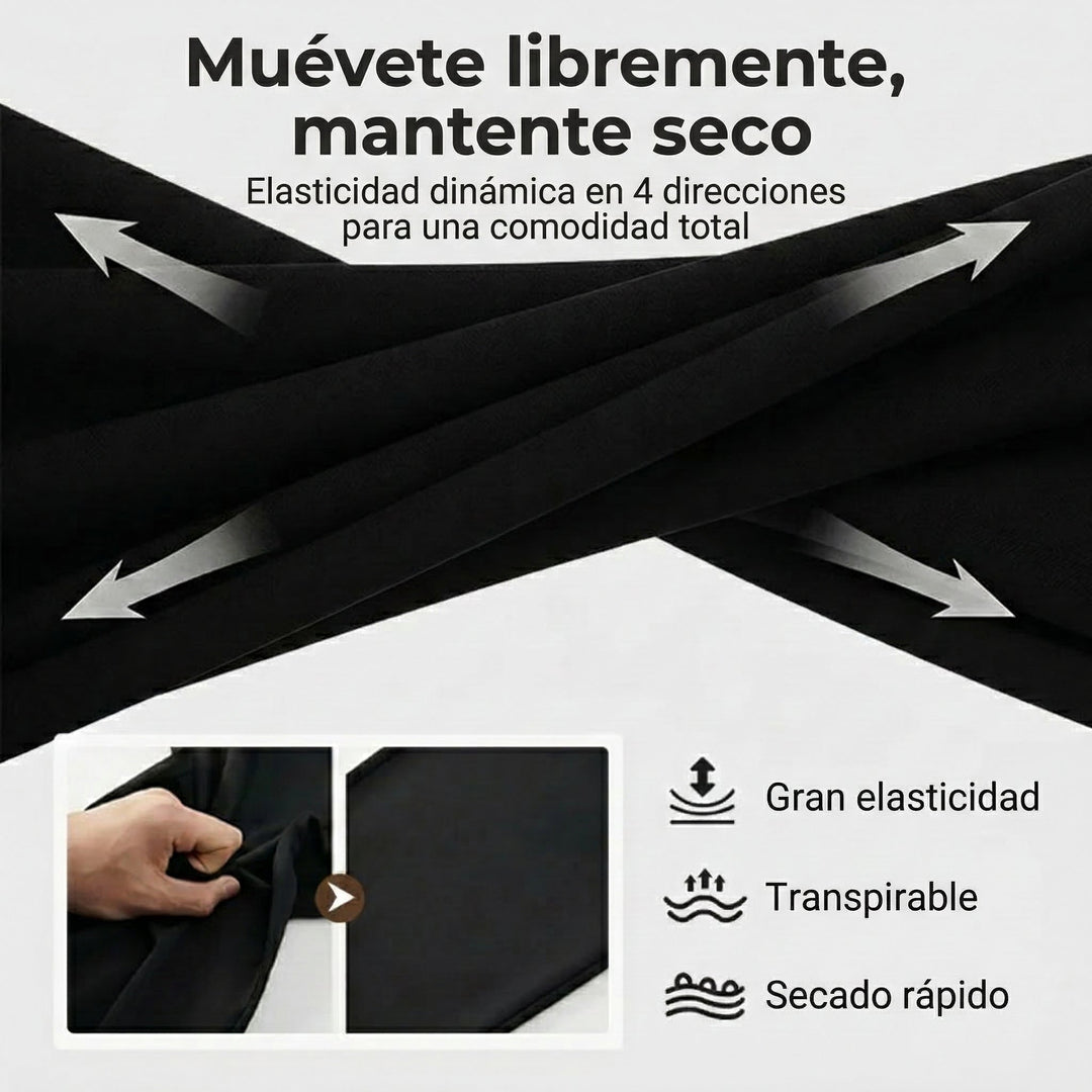 Chino corto elástico