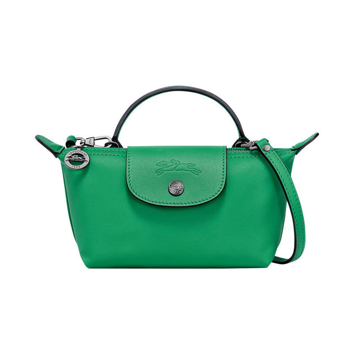Mini bolso de cuero Longchamp - Verde