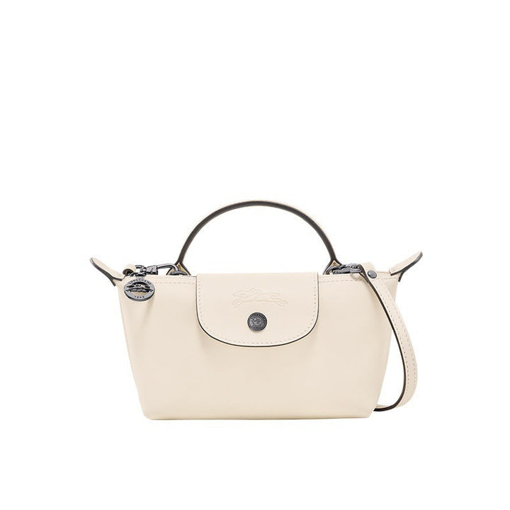 Bolso Longchamp de cuero mini - Blanco