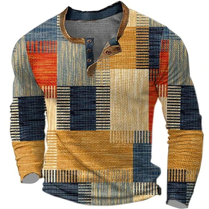BEECK™ | CAMISA DE MANGA LARGA PARA HOMBRE COLORIDA