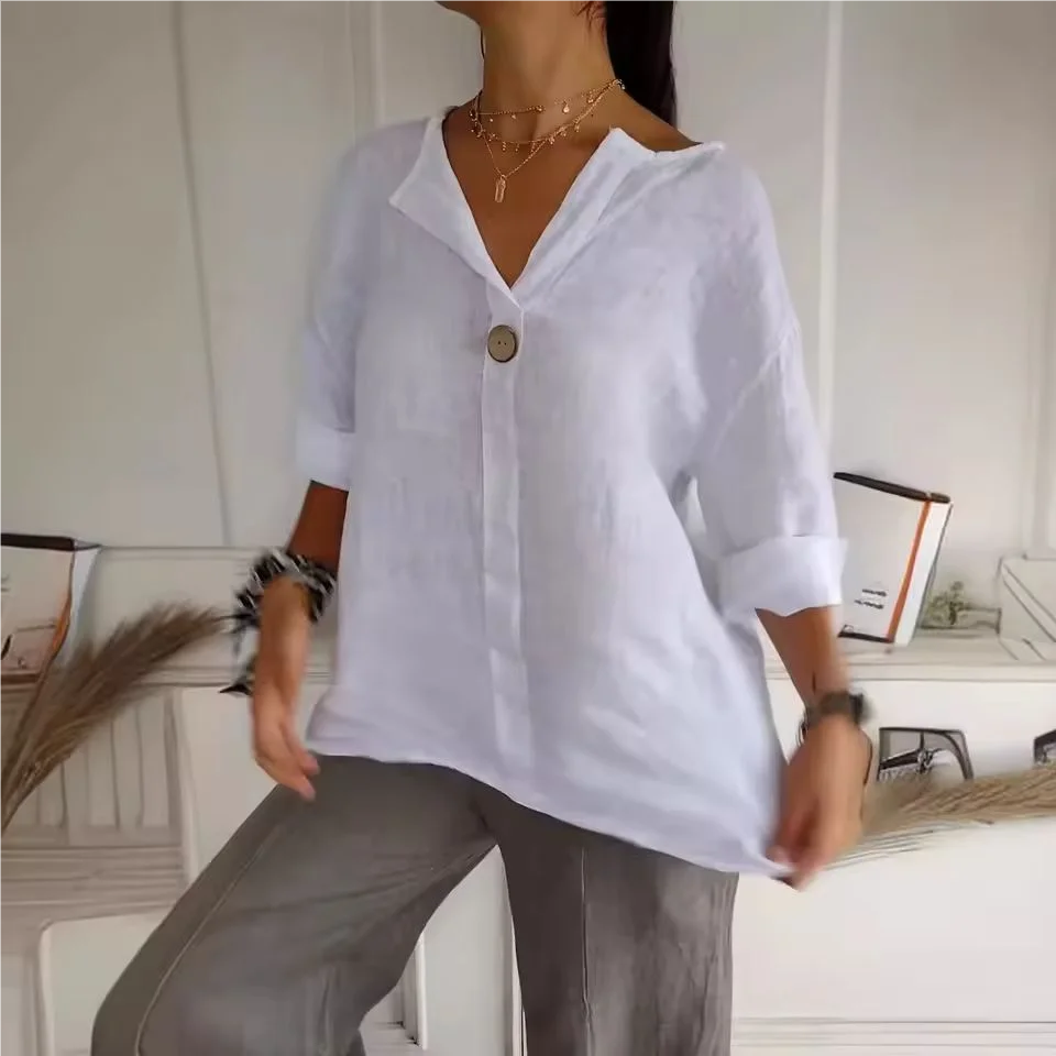 VEITCHE  Blusa de mujer con escote en V
