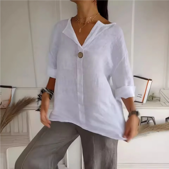 VEITCHE  Blusa de mujer con escote en V