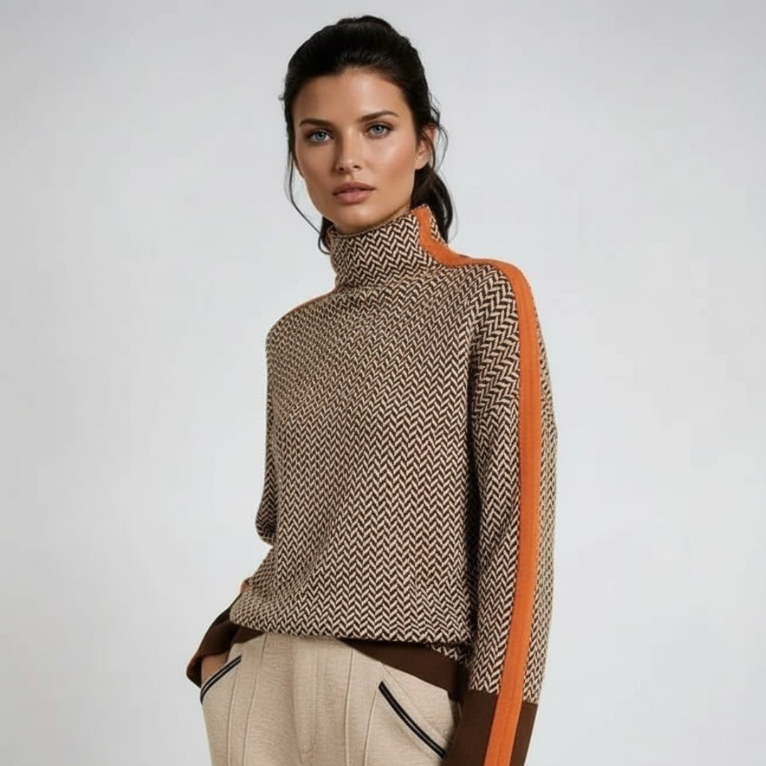 SOFÍA™ | SUÉTER DE CUELLO ALTO LUXE