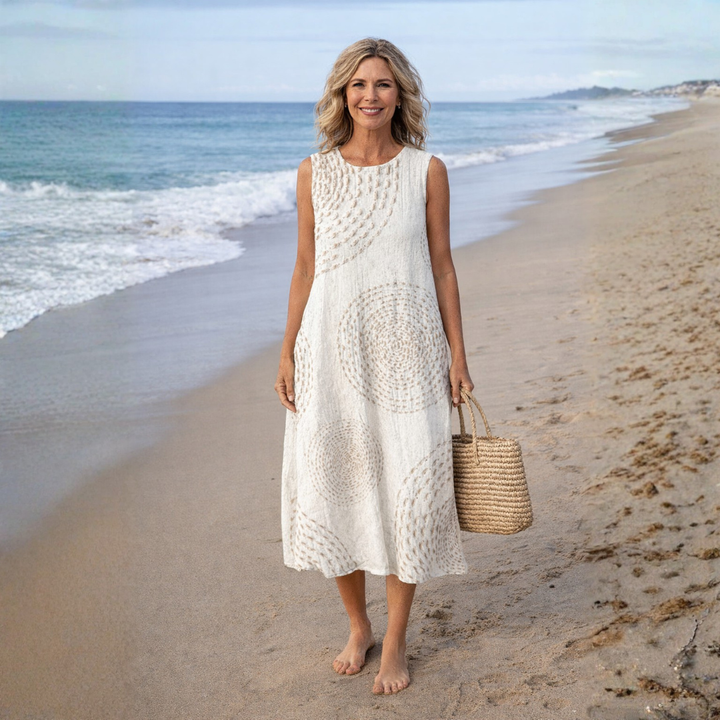 Viveka | Vestido casual retro