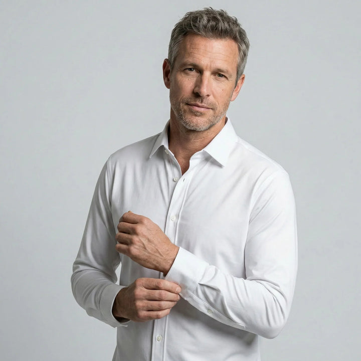 Camisa antiarrugas de corte ajustado
