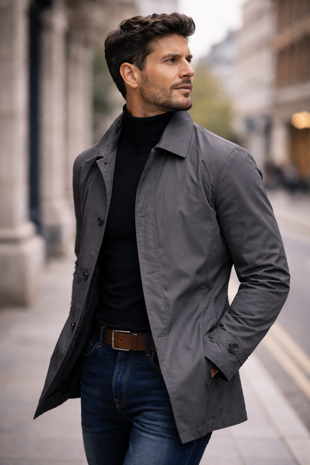 Adrian | Abrigo para hombre elegante