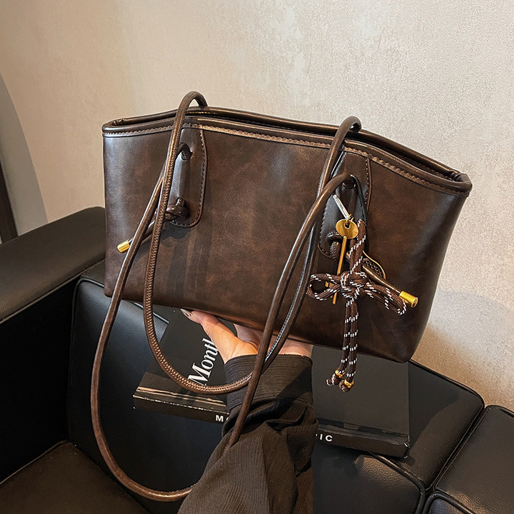 👜 Bolso de hombro de cuero PU estilo retro Valens