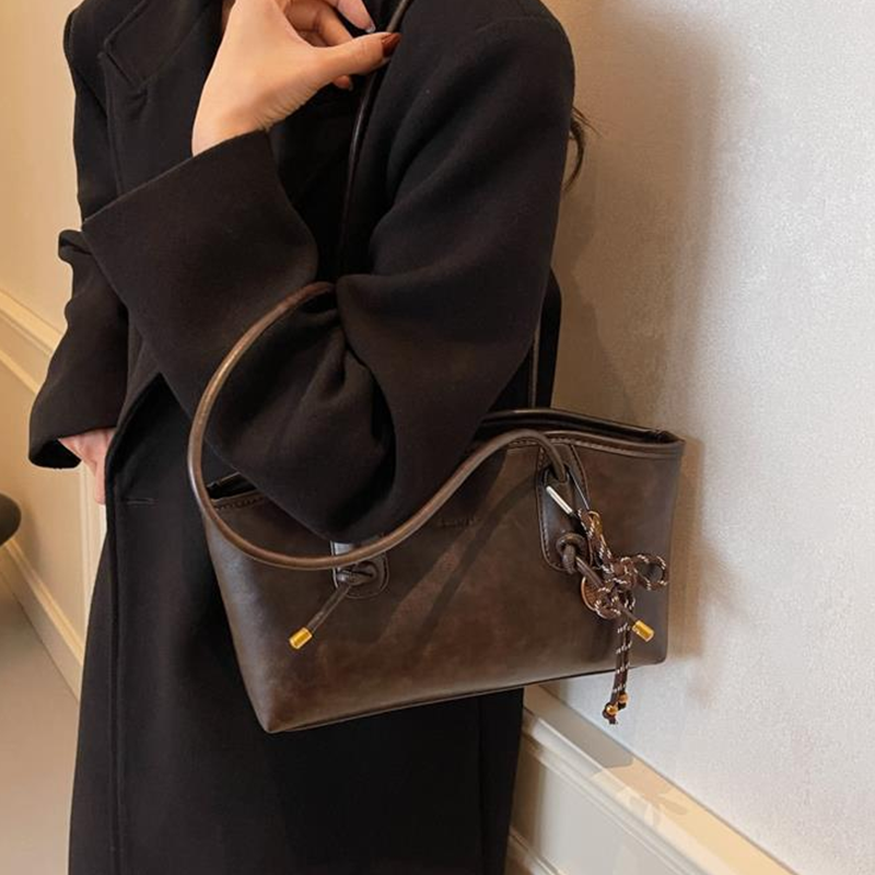 👜 Bolso de hombro de cuero PU estilo retro Valens