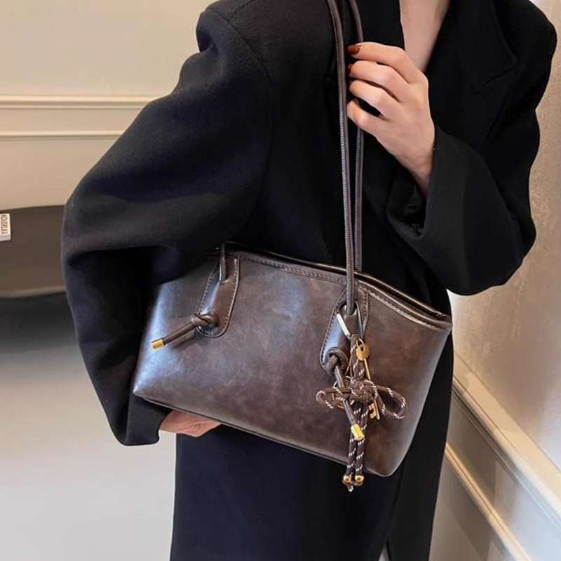 👜 Bolso de hombro de cuero PU estilo retro Valens